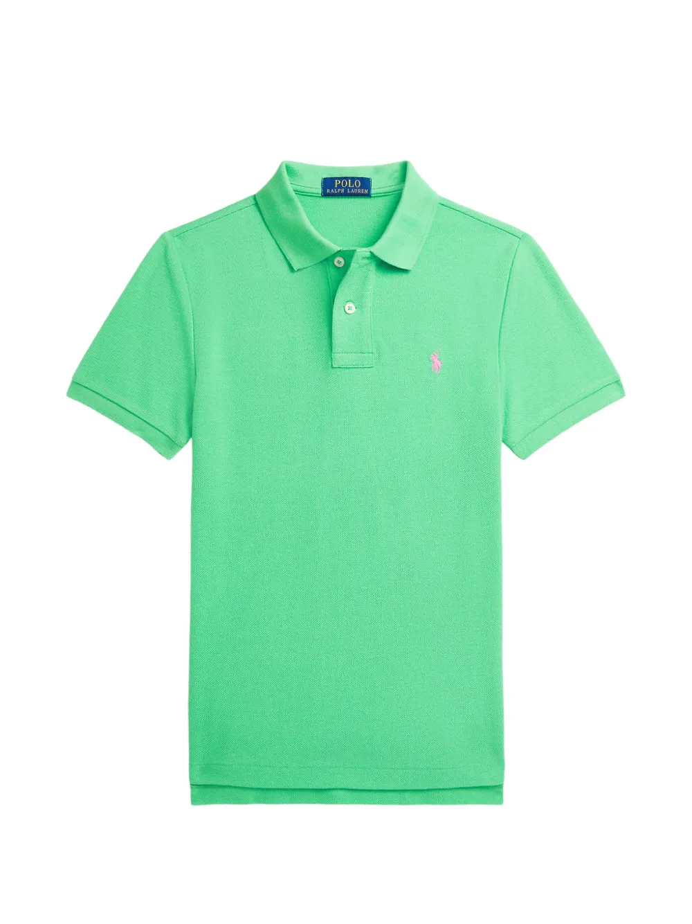 POLO RALPH LAUREN KIDS logo-embroidered polo shirt - Verde