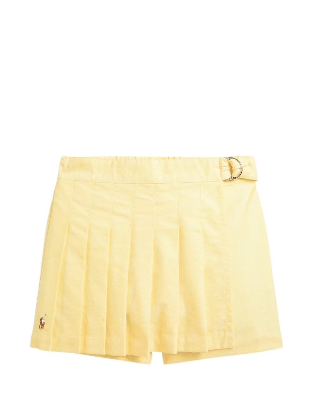 POLO RALPH LAUREN KIDS pleated D-ring shorts - Gelb