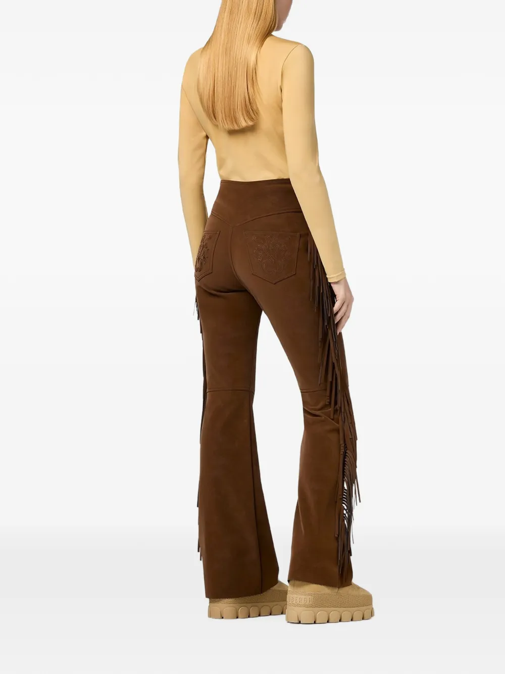 Goldbergh Rumi fringed ski pants Bruin