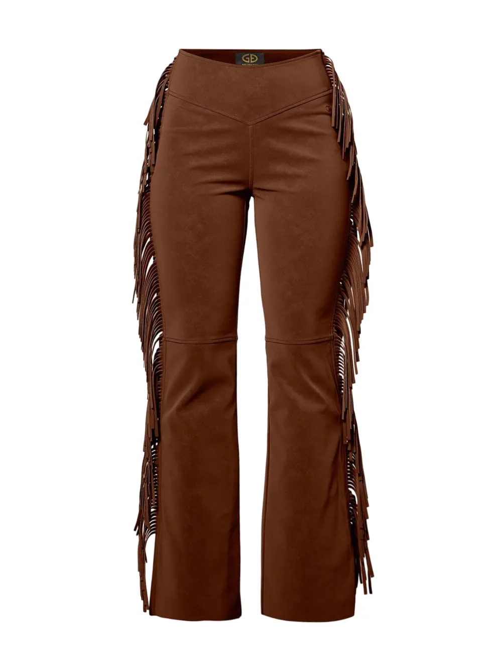 Goldbergh pantalon de ski Rumi à franges - Marron