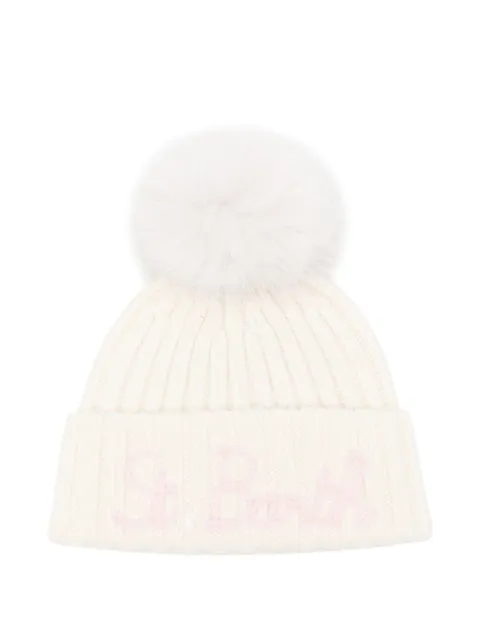 MC2 Saint Barth Kids gorro con logo bordado
