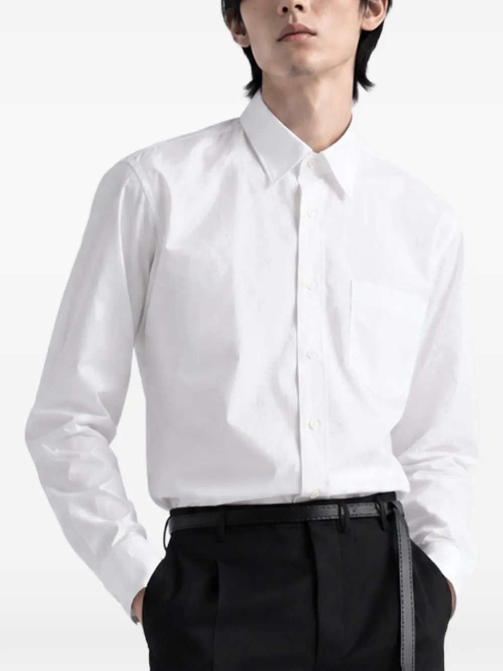 Prada cotton shirt Wit