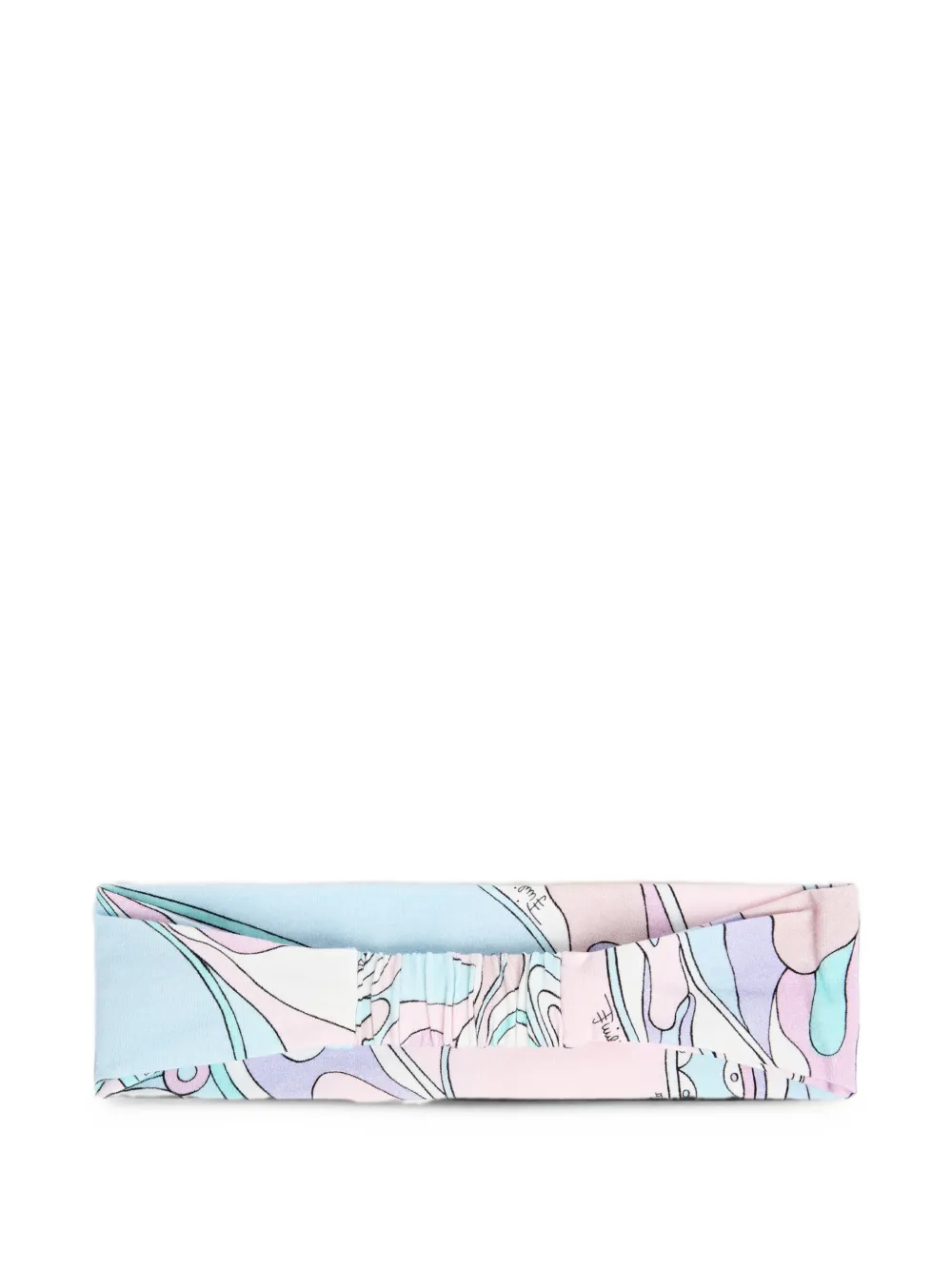 PUCCI Junior Orchidee print head band - Rosa