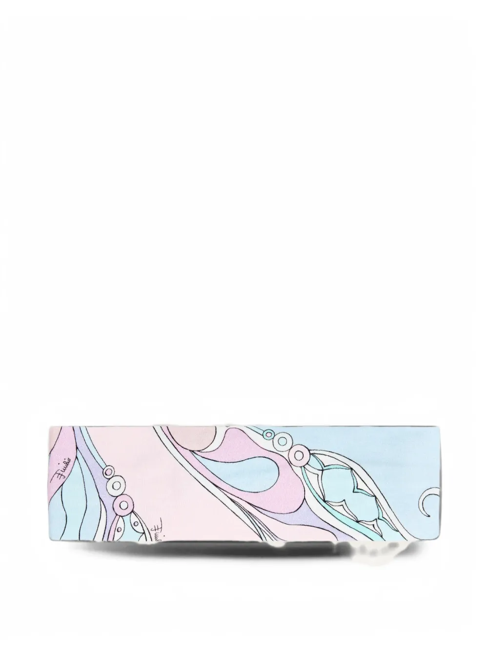 PUCCI Junior Orchidee print head band Roze