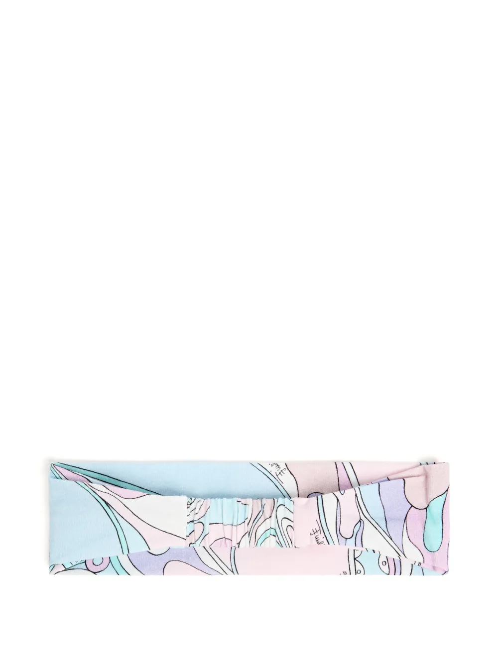 PUCCI Junior Haarband met Orchidee-print Roze