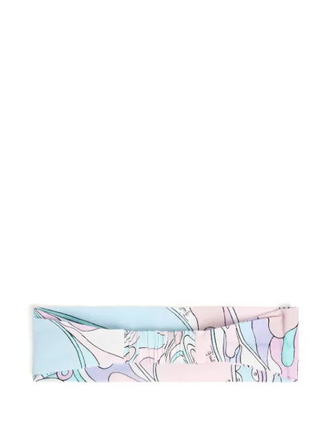 PUCCI Junior Orchidee print head band
