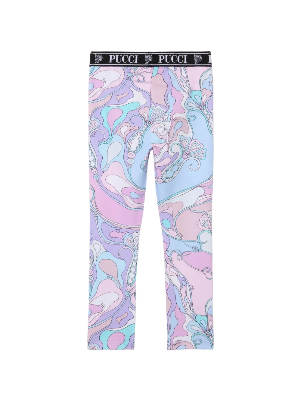 PUCCI Junior Orchidee-print leggings Roze