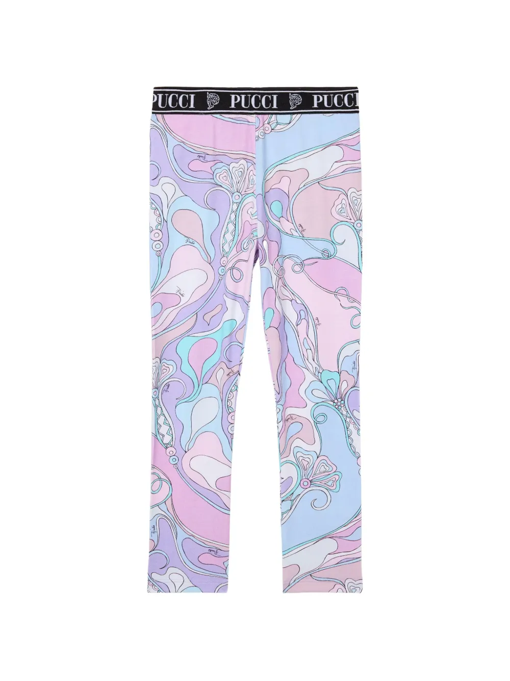 PUCCI Junior Orchidee-print leggings - Rosa