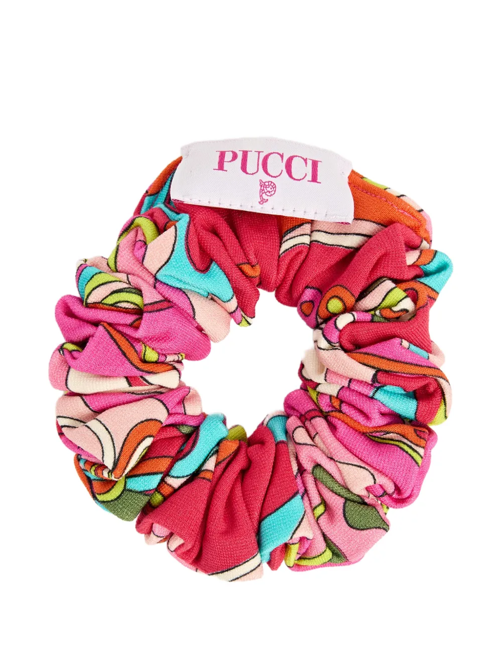 PUCCI Junior Scrunchies met orchidee-print Roze