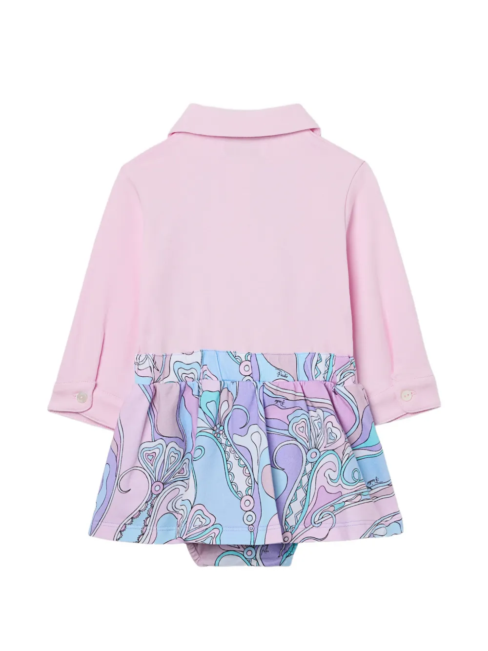 PUCCI Junior ruffled patterned body Roze