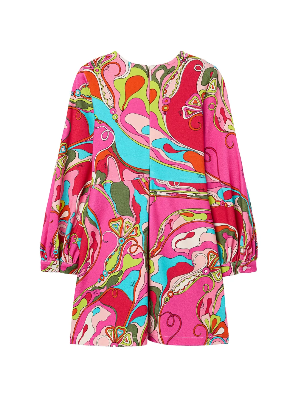 PUCCI Junior Orchidee print mini dress Roze