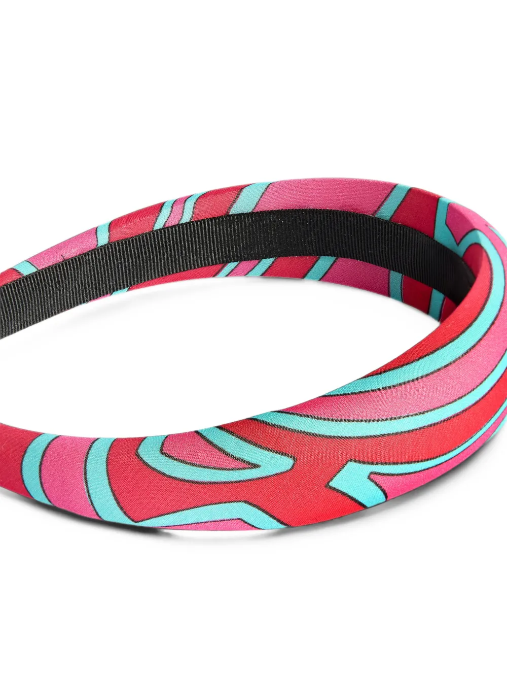 PUCCI Junior Labirinto print hairband Rood