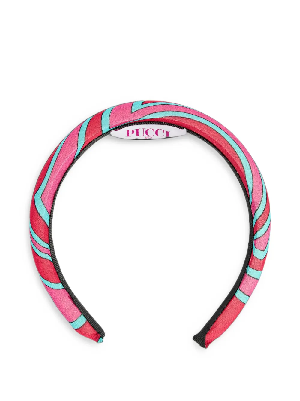 PUCCI Junior Labirinto print hairband Rood