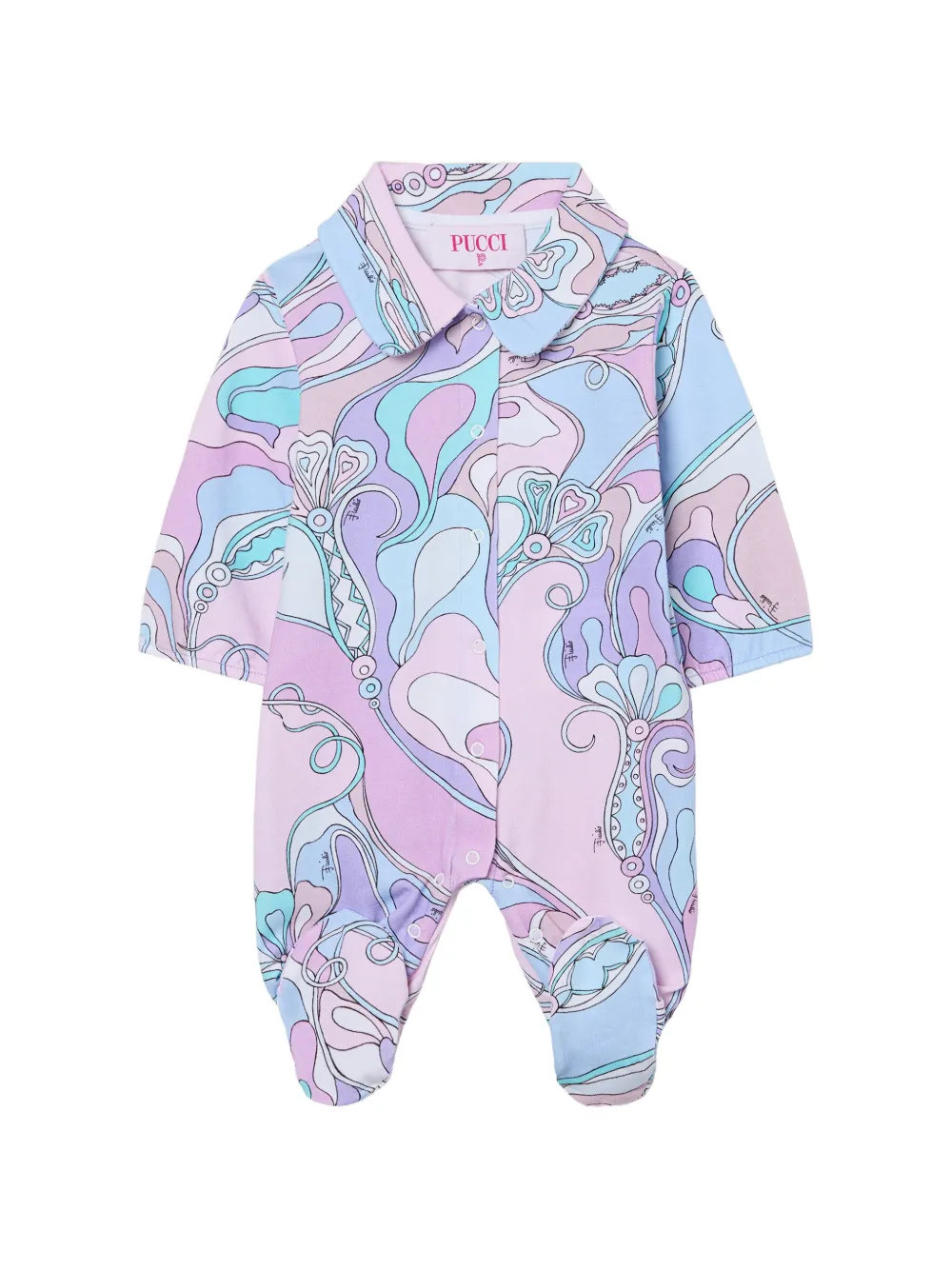 PUCCI Junior Orchidee print pyjamas - Rosa