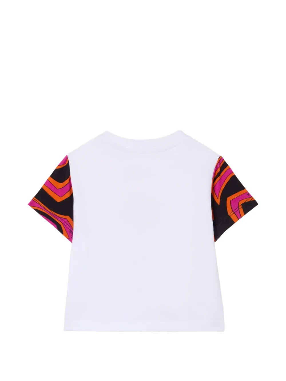 PUCCI Junior Biologisch-katoenen T-shirt met print Wit
