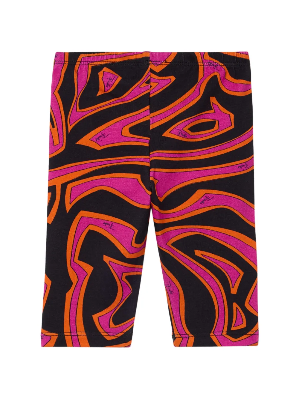 PUCCI Junior Labirinto print leggings - Schwarz