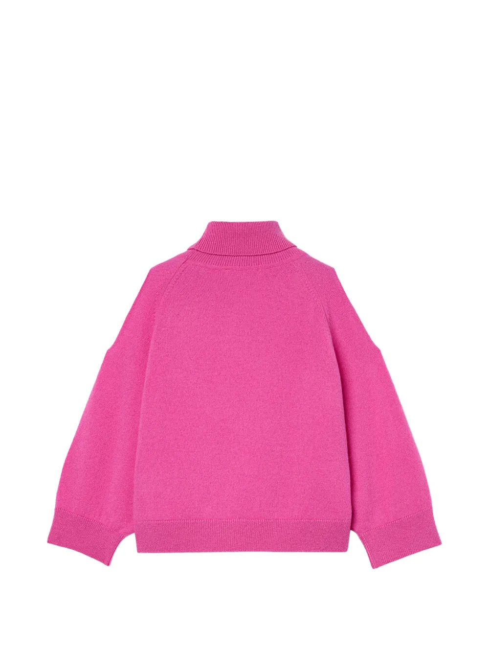 PUCCI Junior logo-intarsia rollneck sweater Roze