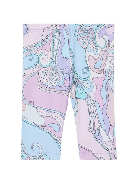 PUCCI Junior legging à imprimé Orchidee