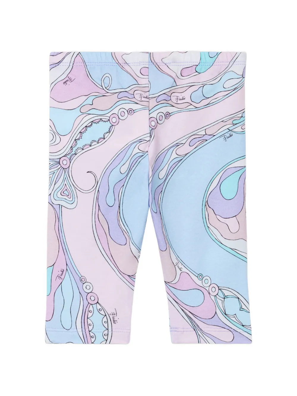 PUCCI Junior Orchidee print leggings Roze