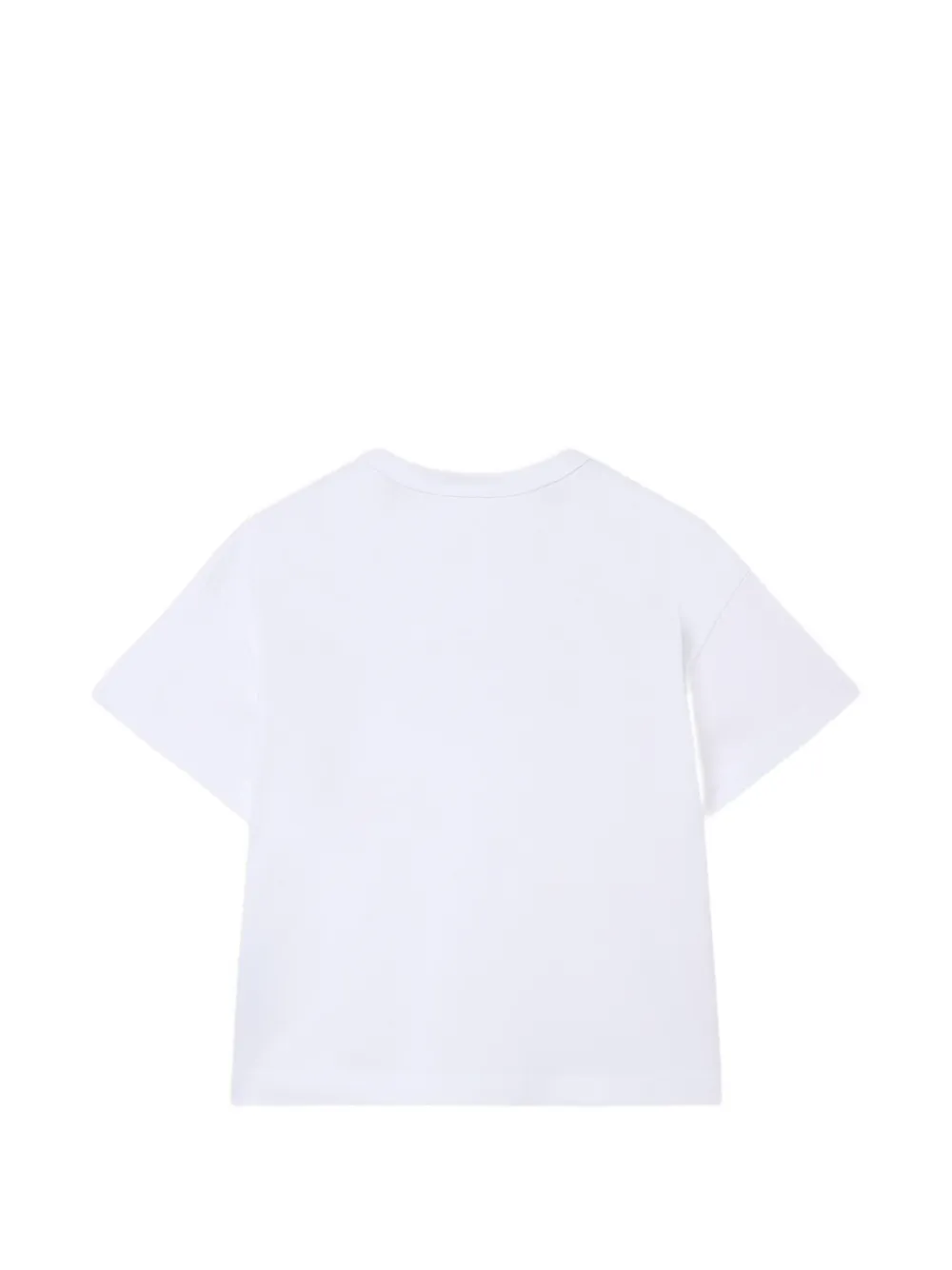 PUCCI Junior rhinestone-logo T-shirt Wit