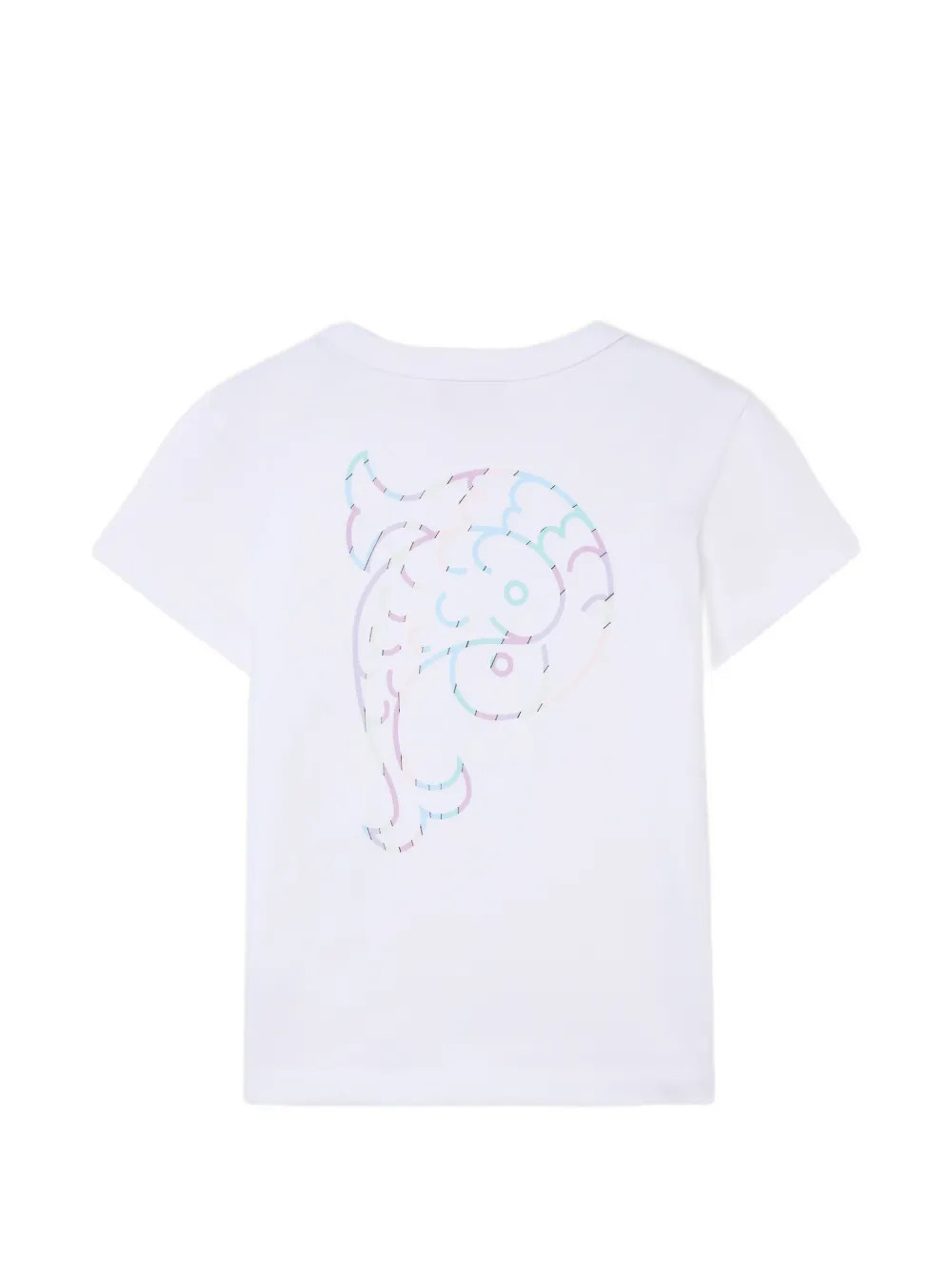 PUCCI Junior logo-print organic-cotton T-shirt Wit