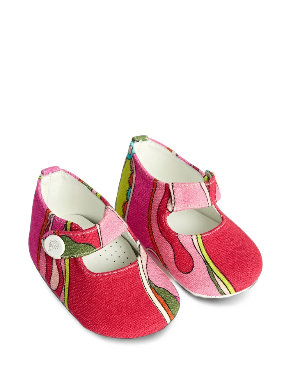 PUCCI Junior Orchidee printed ballet pre-walkers - Rosa