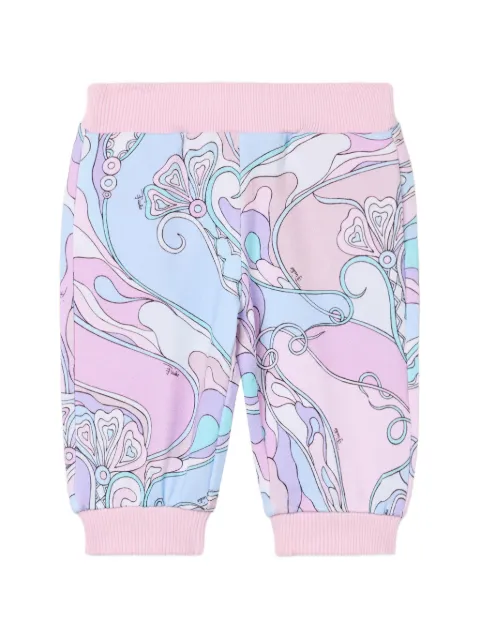PUCCI Junior Orchidee print tracksuit bottoms