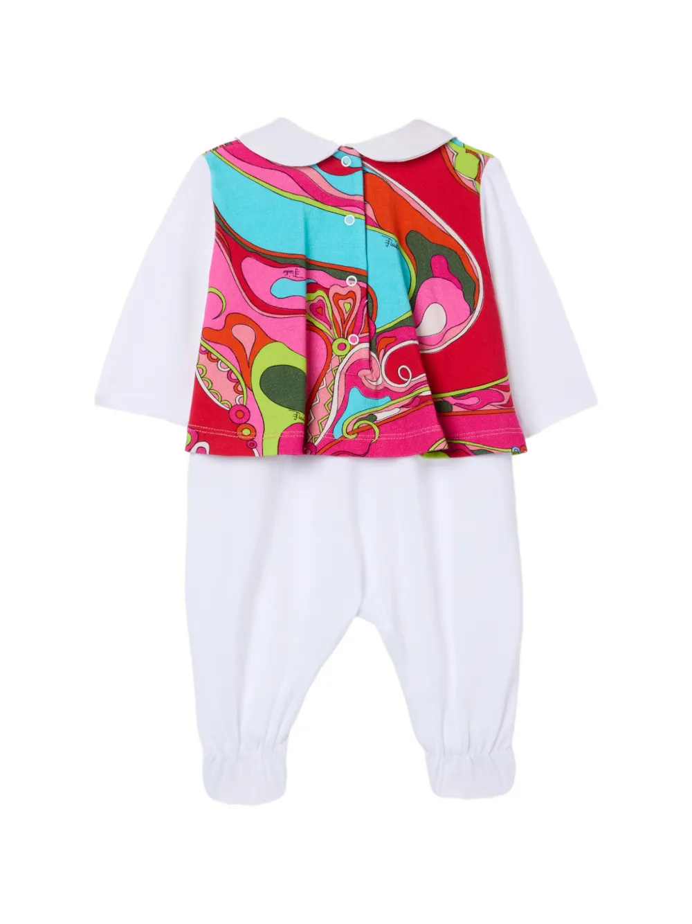 PUCCI Junior abstract-print organic-cotton babygrow set (set of three) Wit