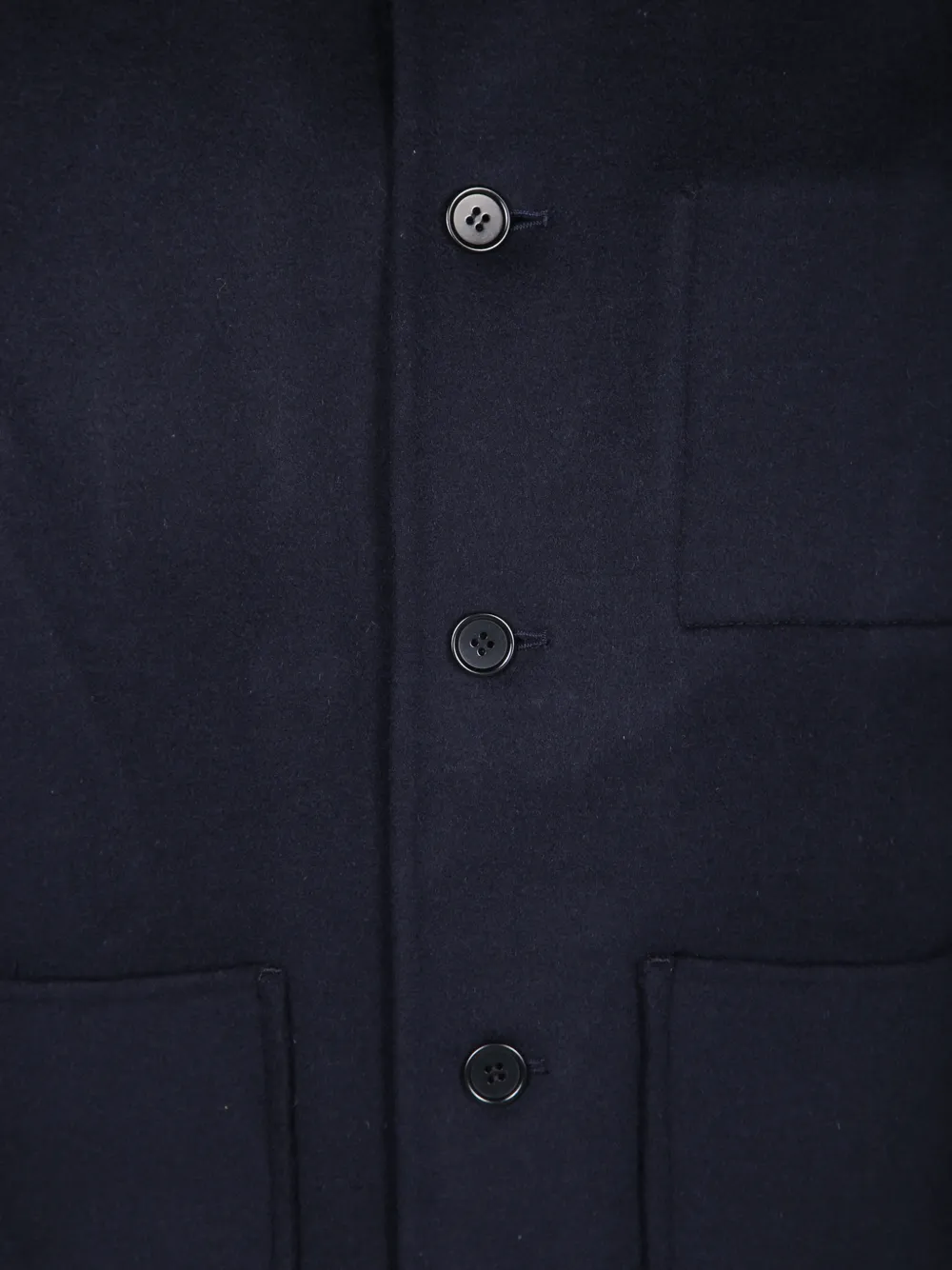 NN07 patch-pocket shirt jacket Blauw
