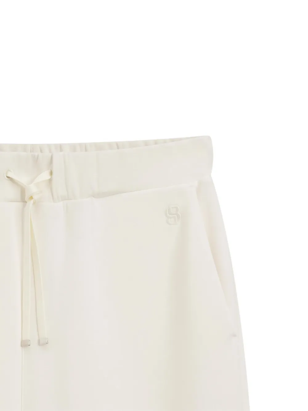 BOSS relaxed-fit trousers in double-layer scuba jersey Beige