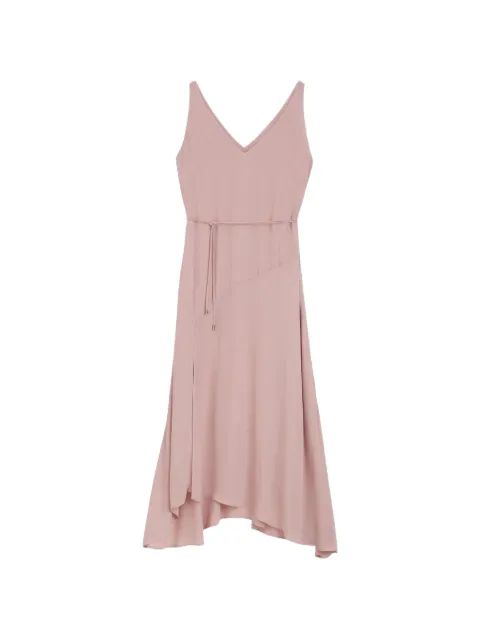 BOSS V-neck slip dress in crepe de chine