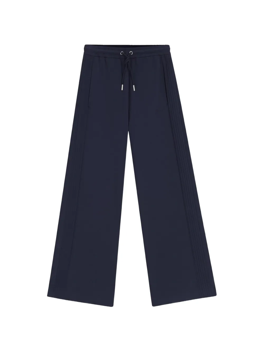 BOSS relaxed-fit tracksuit bottoms with piping details - Blau