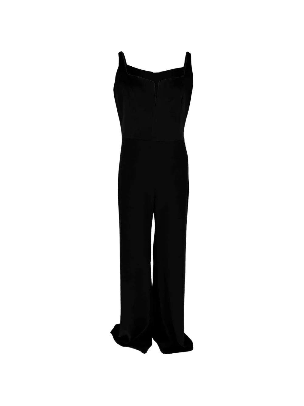 Galvan London wide-leg corset jumpsuit - Nero