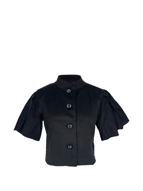 Moschino Pre-Owned blusa con mangas farol