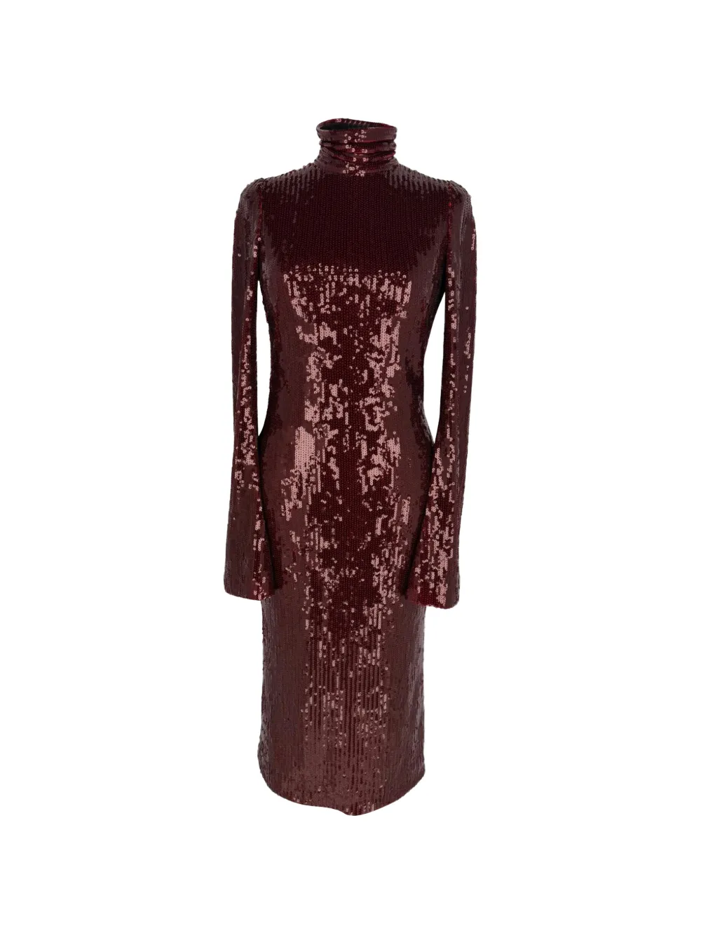 Galvan London Orb sequined midi dress - Rosso