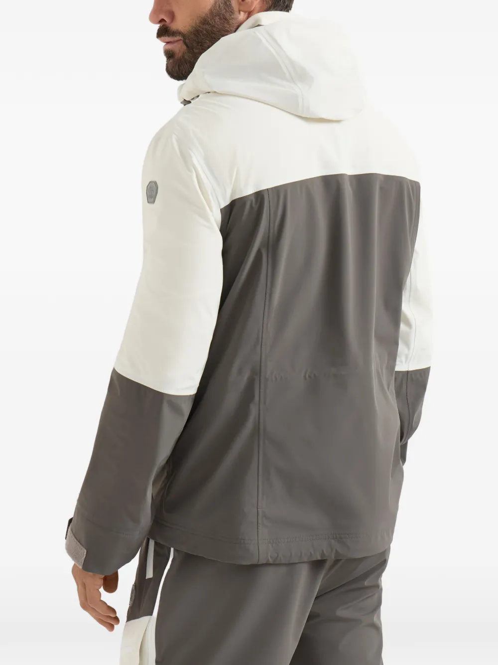 Brunello Cucinelli Mountain Performance bonded taffeta jacket Beige