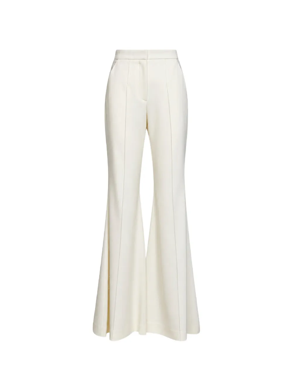 Costarellos sewn-crease flared trousers - Tons neutres Costarellos sewn-crease flared trousers - Tons neutres