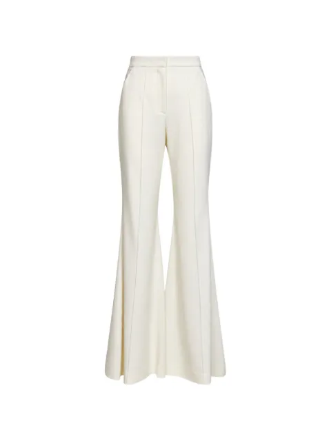 Costarellos sewn-crease flared trousers