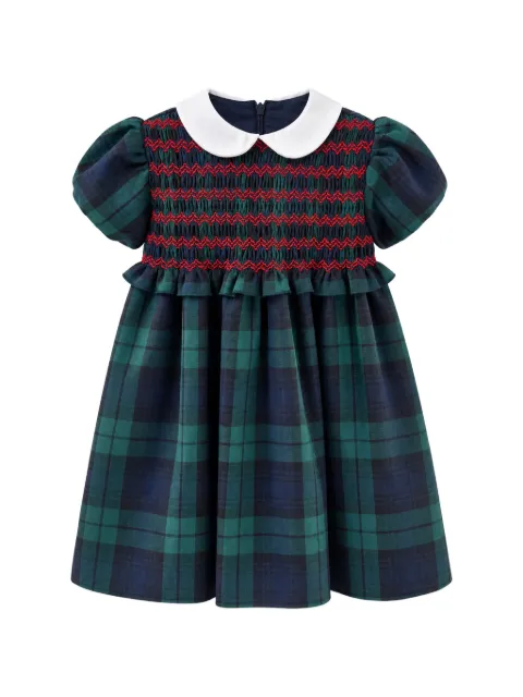 La Stupenderia smocked tartan dress