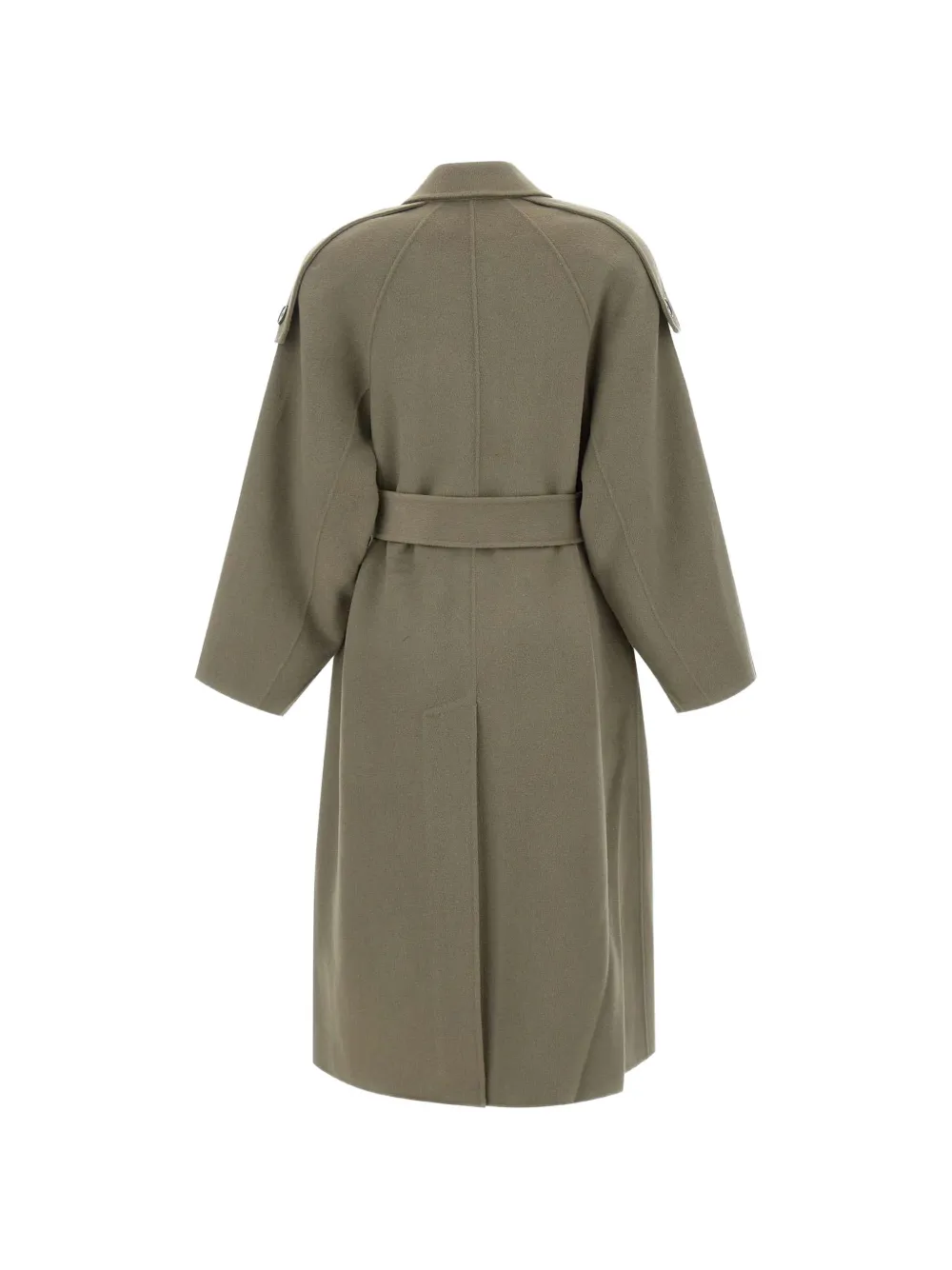 IRO belted button-front coat Groen