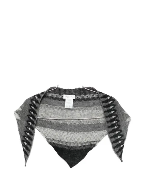 Roberto Collina gradient-effect triangular scarf