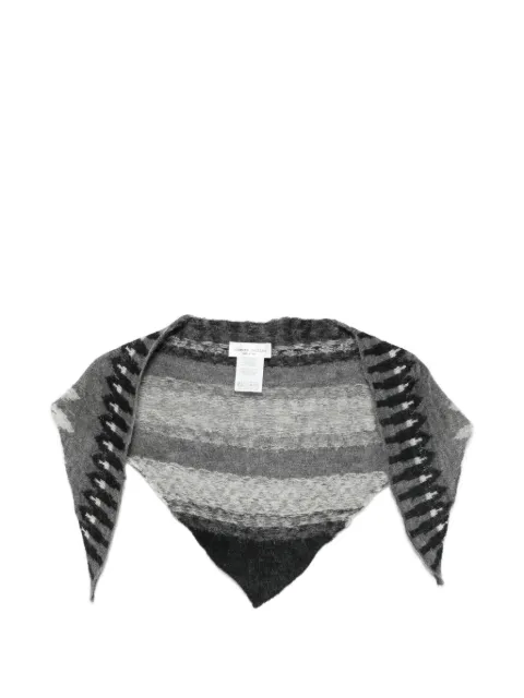 Roberto Collina gradient-effect triangular scarf