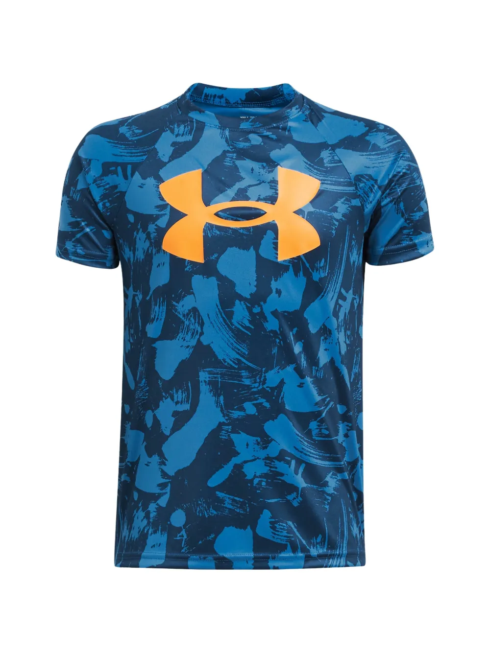 Under Armour Kids UA Tech™ logo-print short-sleeve T-shirt - Blu
