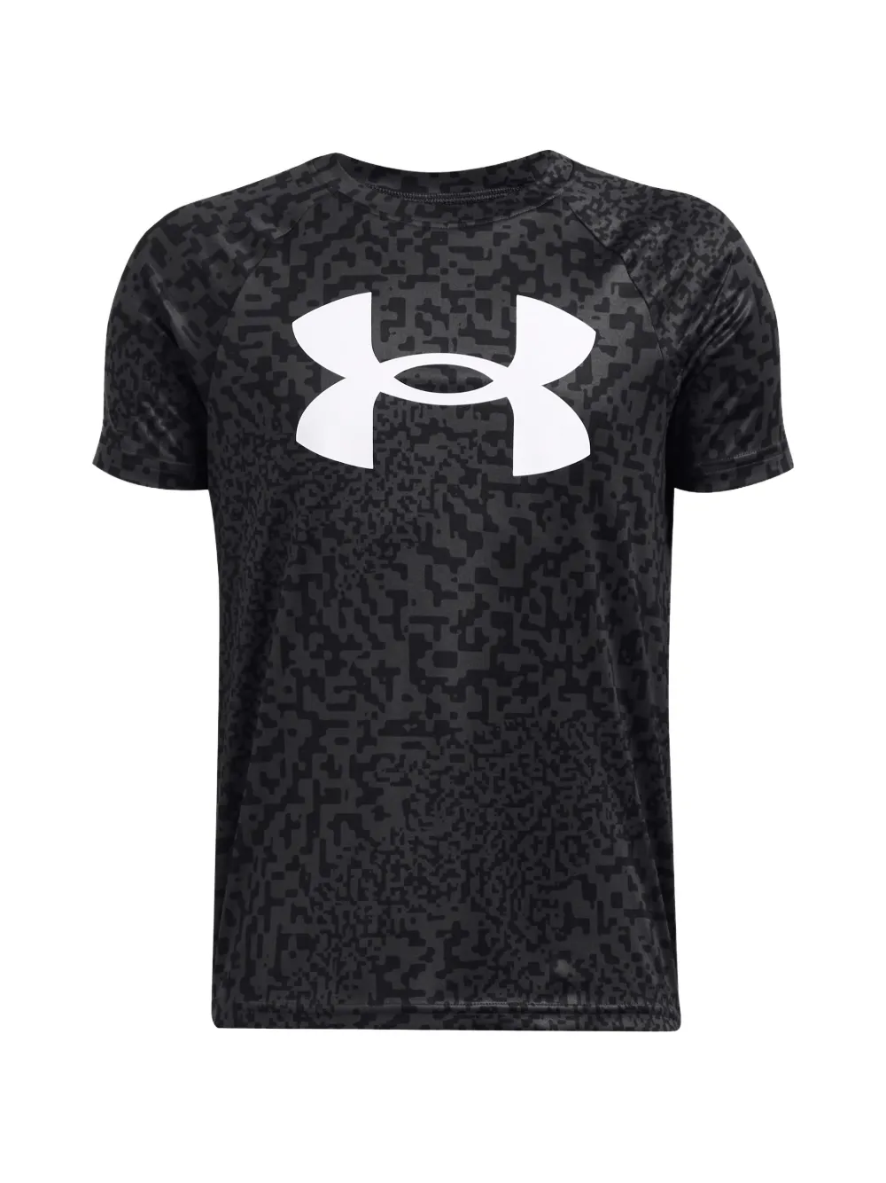 Under Armour Kids Tech logo-print T-shirt - Grigio