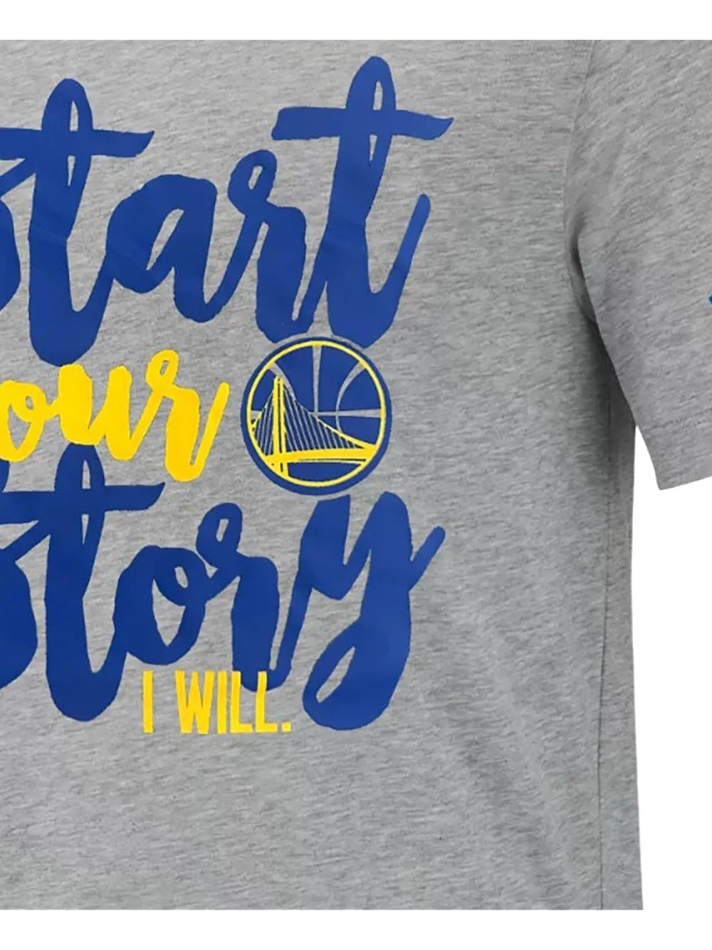 Under Armour Kids NBA Gsw Start Your Story T-shirt Grijs