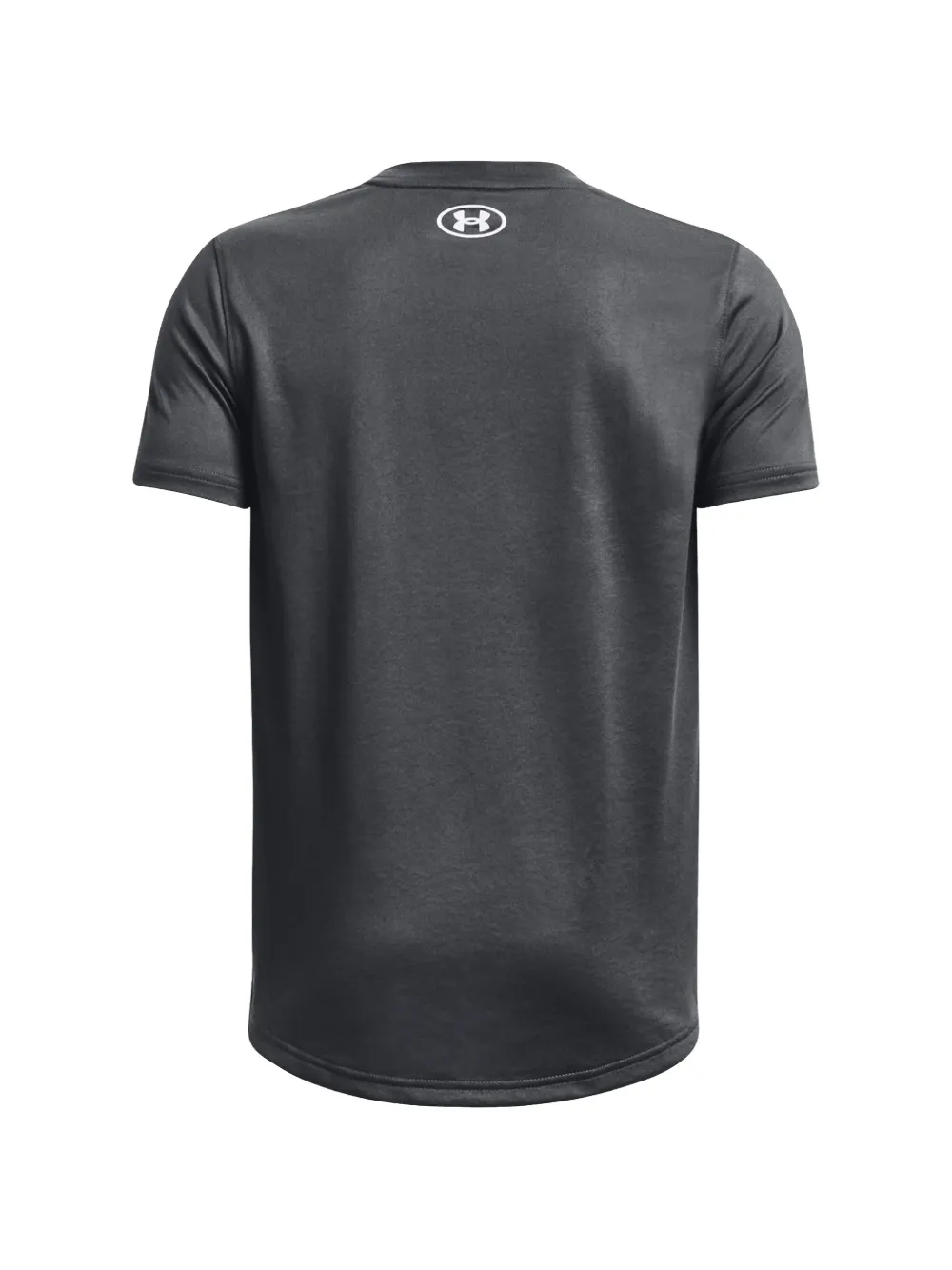Under Armour Kids logo-print short-sleeve T-shirt Grijs