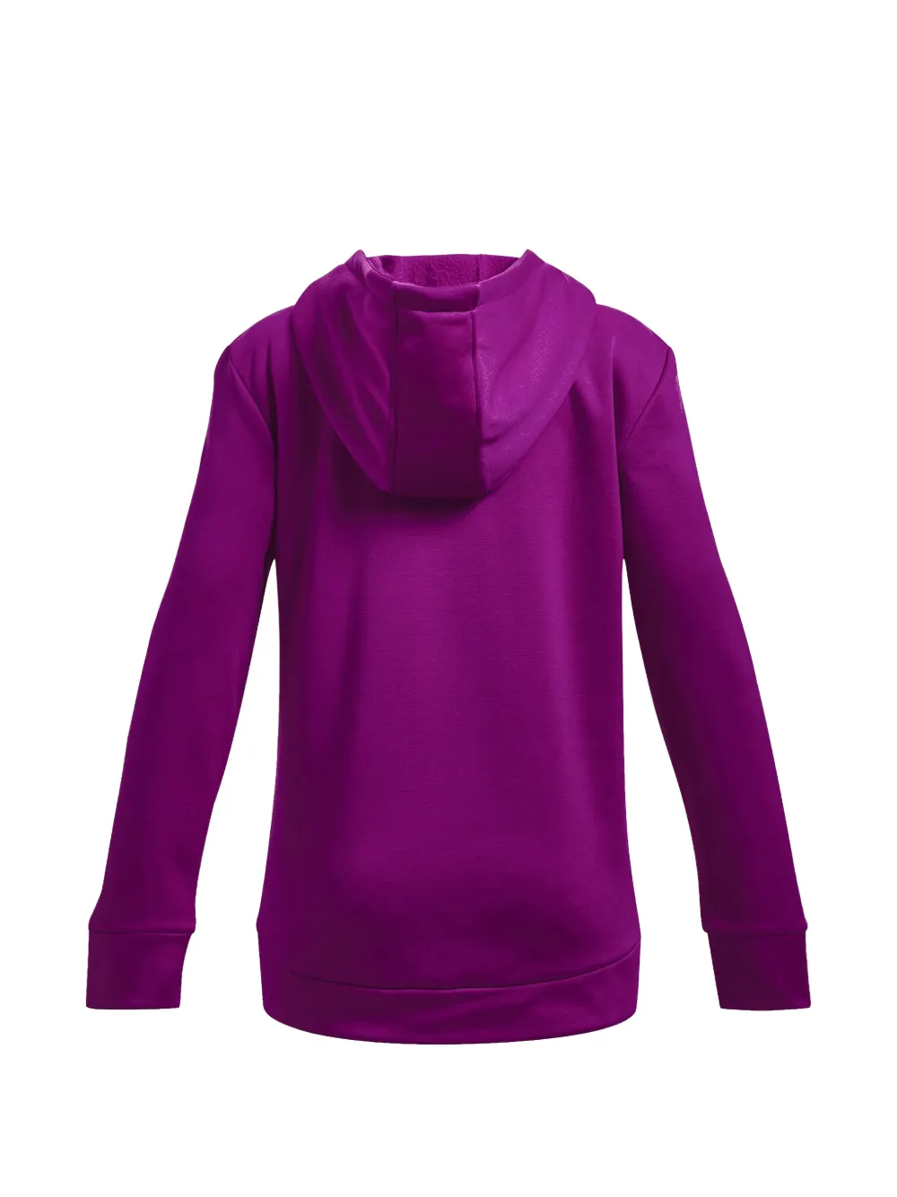 Under Armour Kids logo-print fleece hoodie Paars