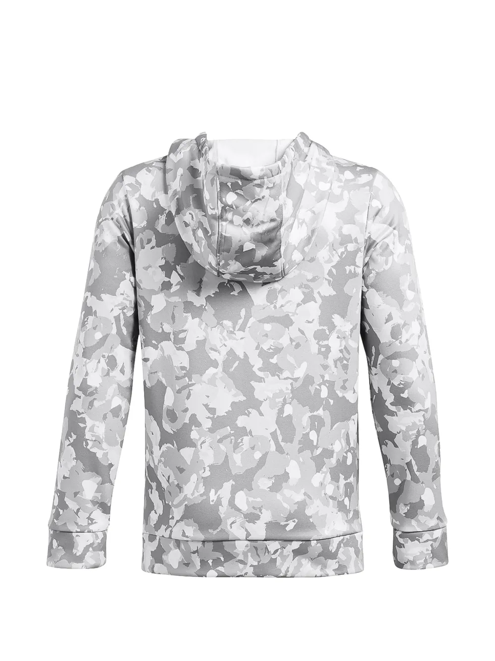 Under Armour Kids camo-print logo-print hoodie Grijs