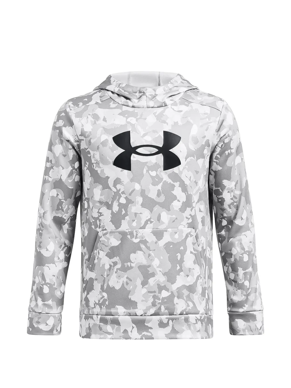 Under Armour Kids camo-print logo-print hoodie - Grigio