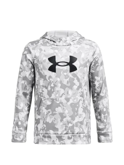 Under Armour Kids camo-print logo-print hoodie